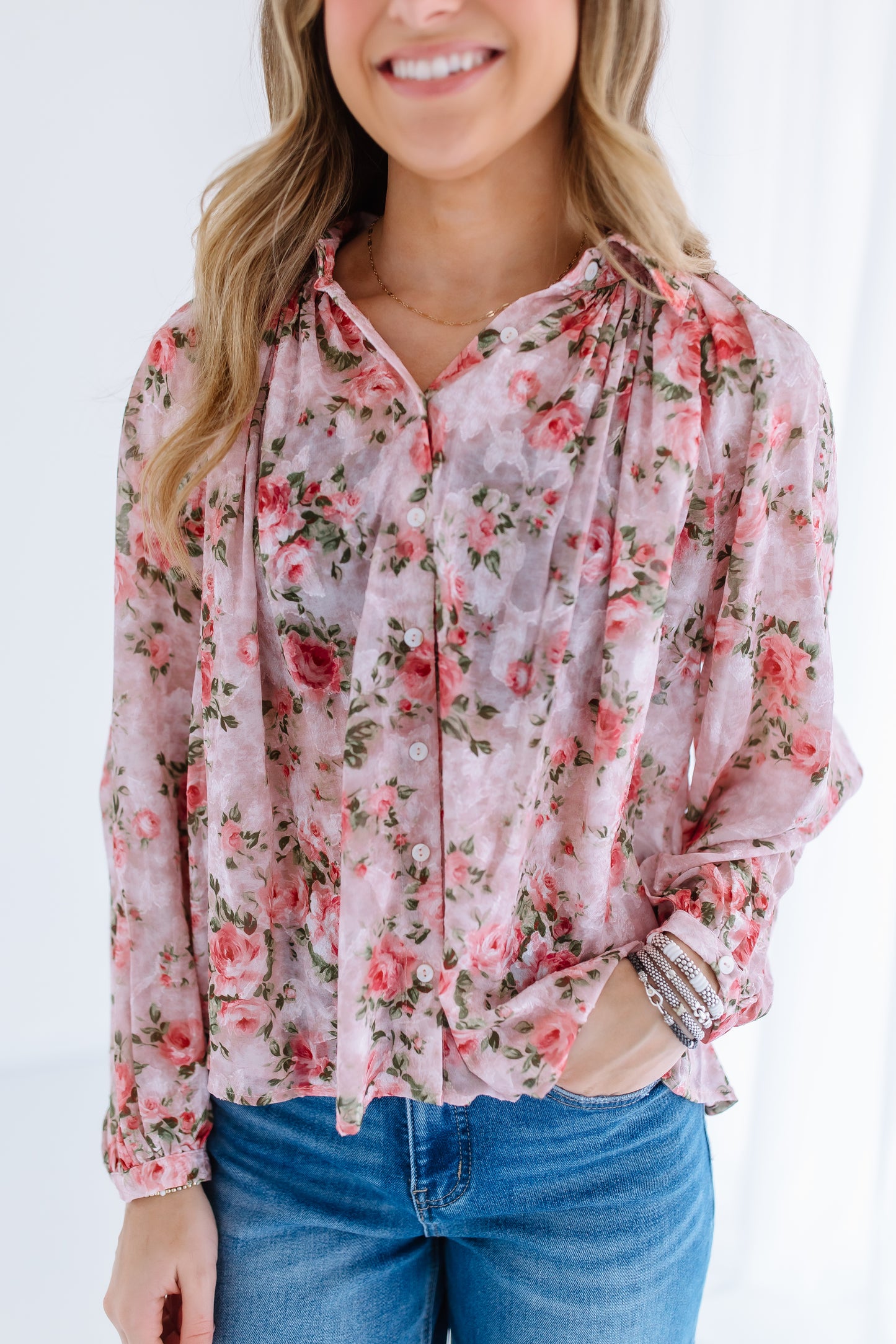 KAILEY FLORAL BLOUSE