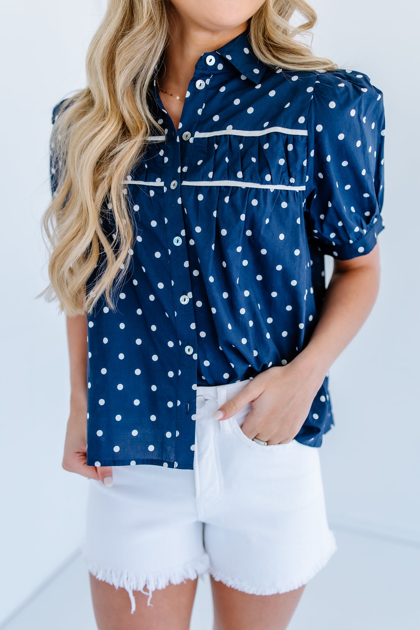 THE MORNING POLKA DOT TOP