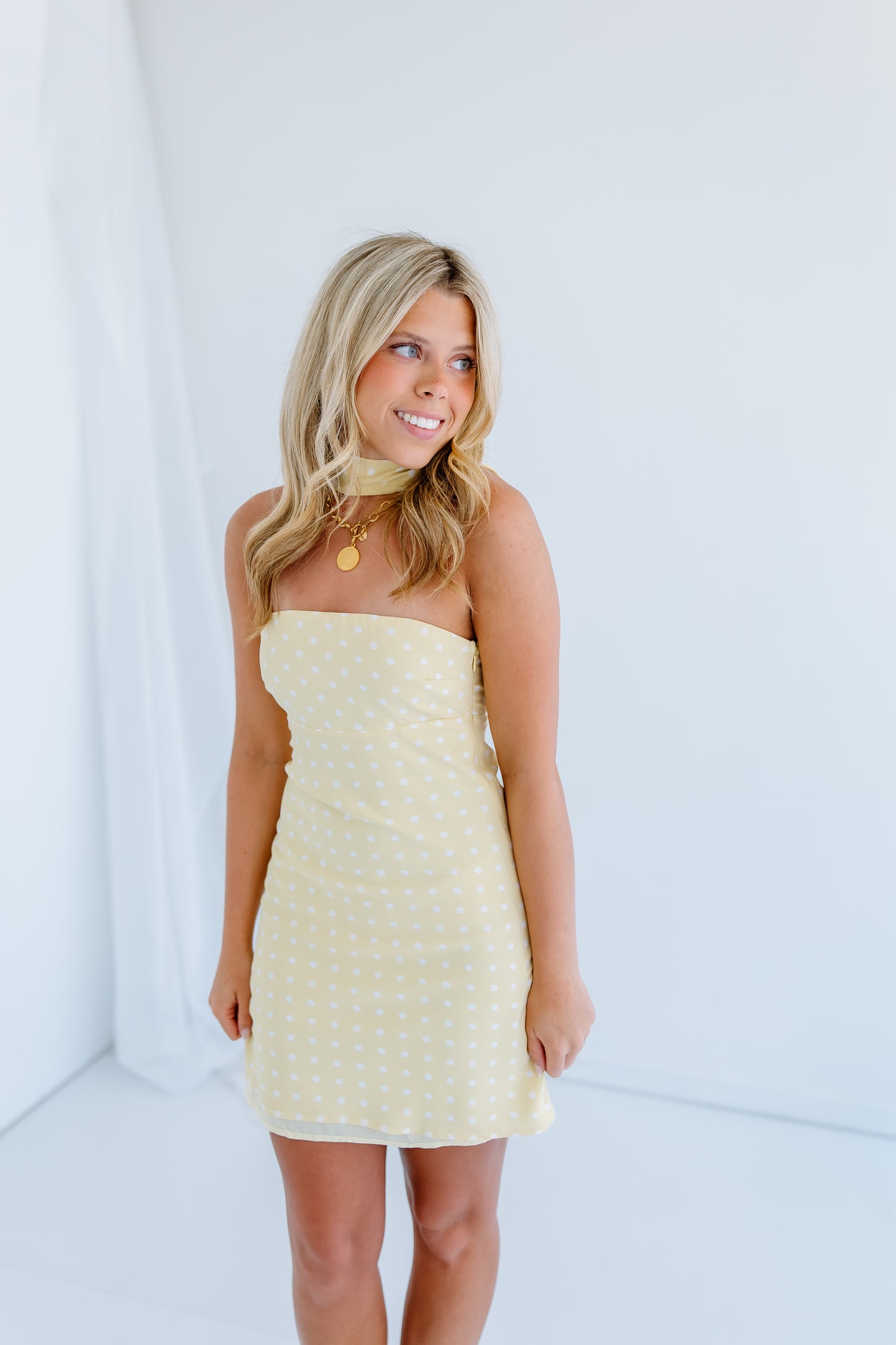 WISHING ON YOU POLKA DOT DRESS