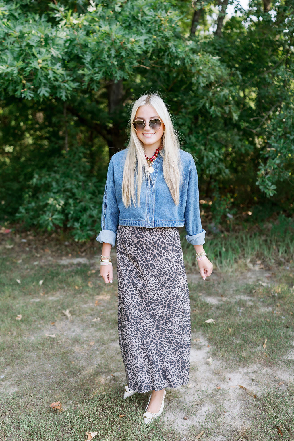 DOLMAN SLEEVED LOOSE DENIM JACKET