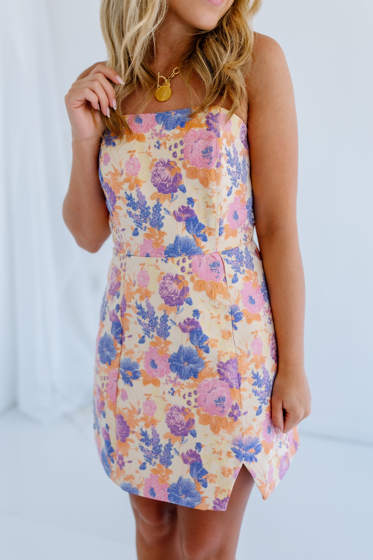 SHOWTIME FLORAL DRESS
