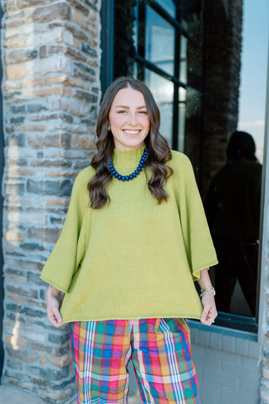 ON A STROLL MOCKNECK SWEATER