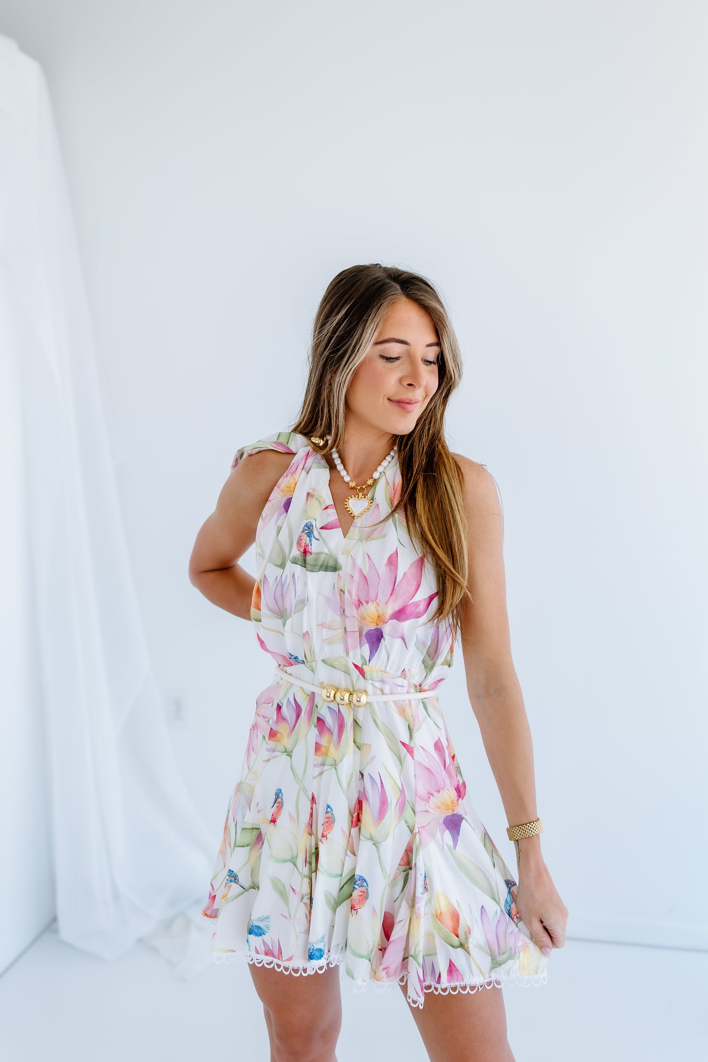 TROPIC FANCY MINI DRESS
