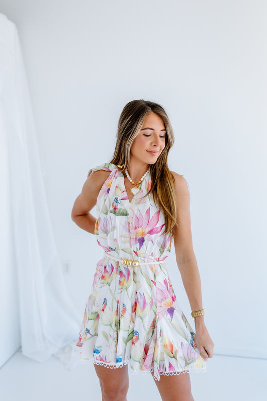 TROPIC FANCY MINI DRESS