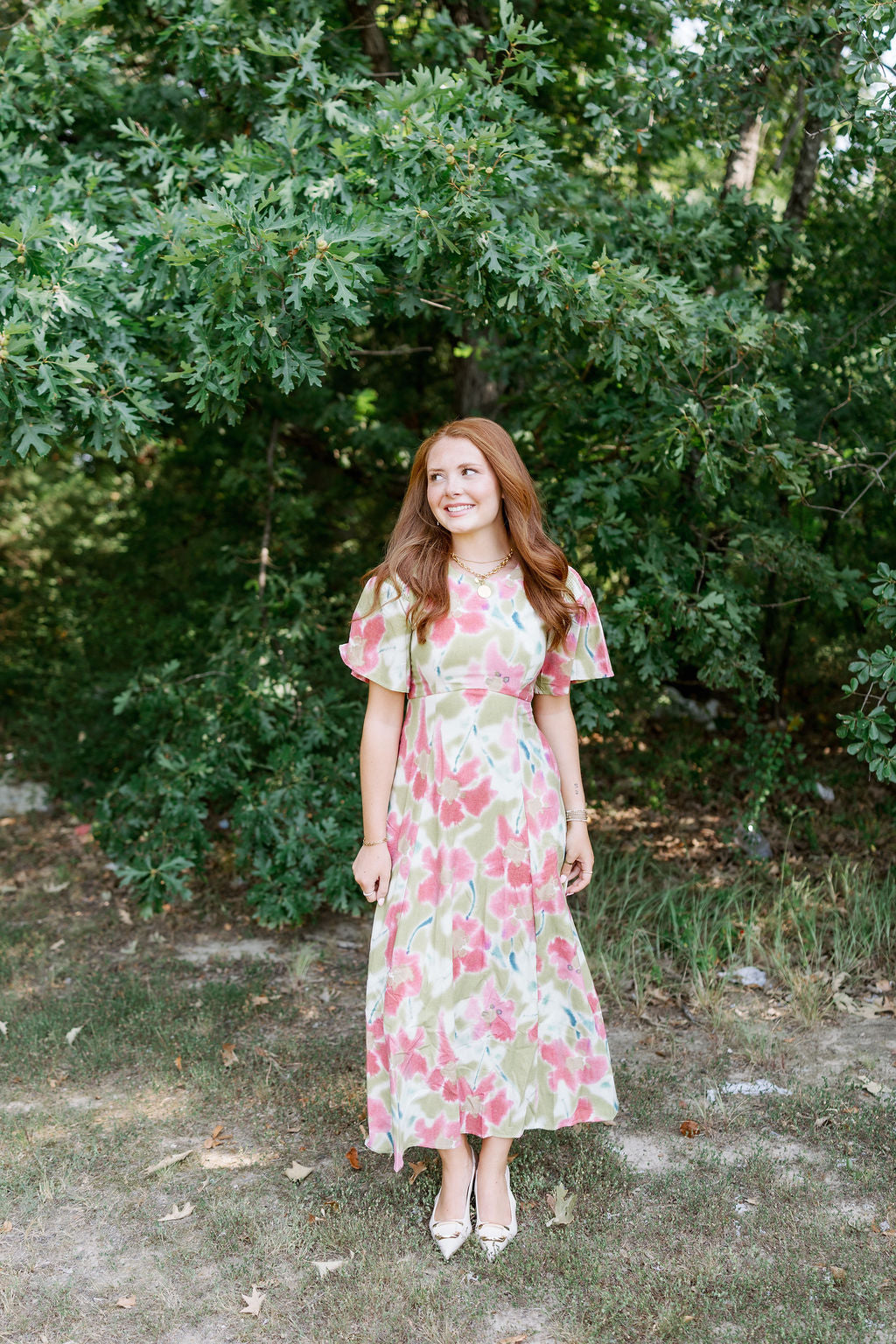 TELLING THE STORY MIDI DRESS