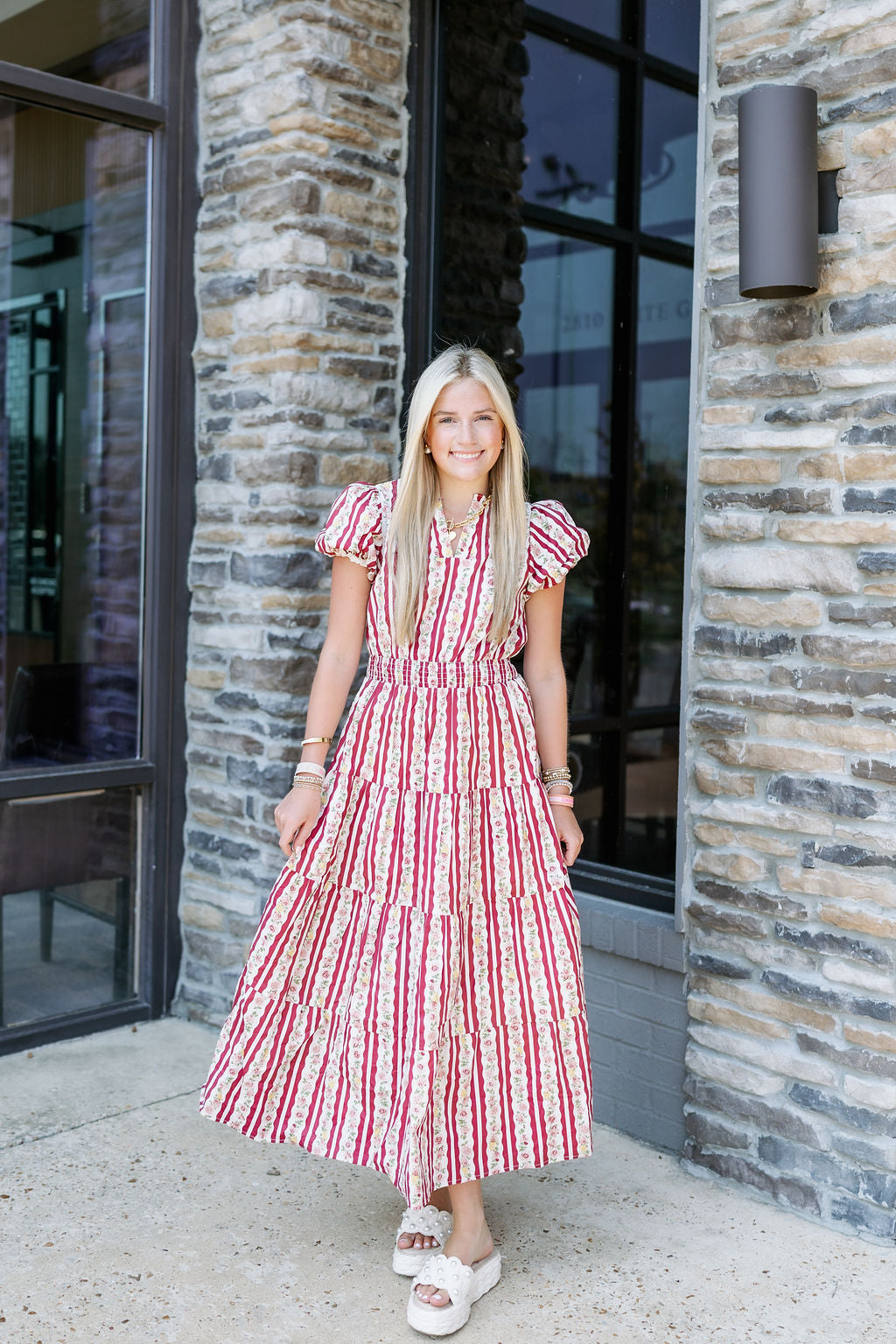 TRAINING FOR FALL FLORAL DRESS