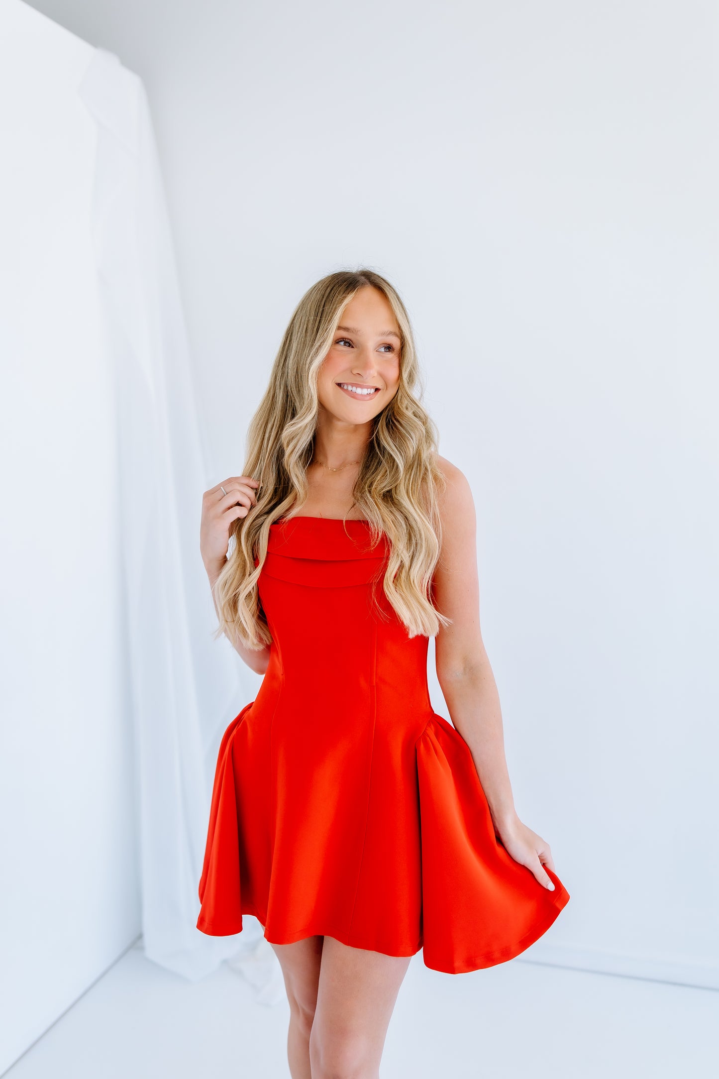 ON THE OUTSIDE MINI DRESS