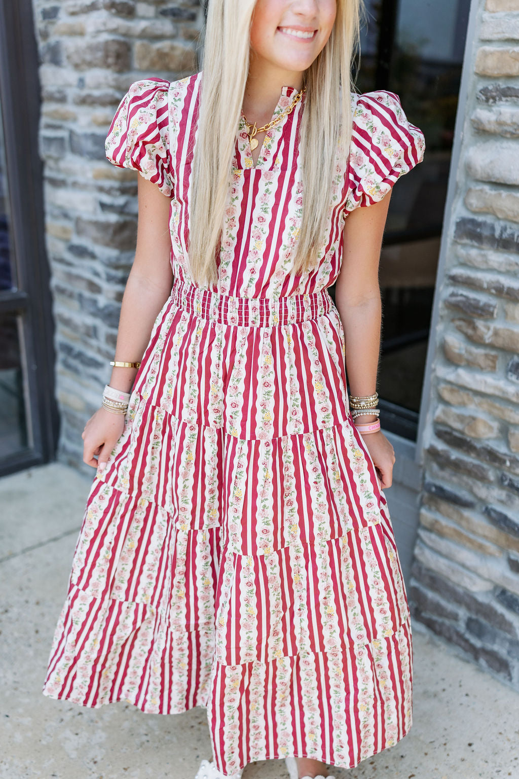 TRAINING FOR FALL FLORAL DRESS