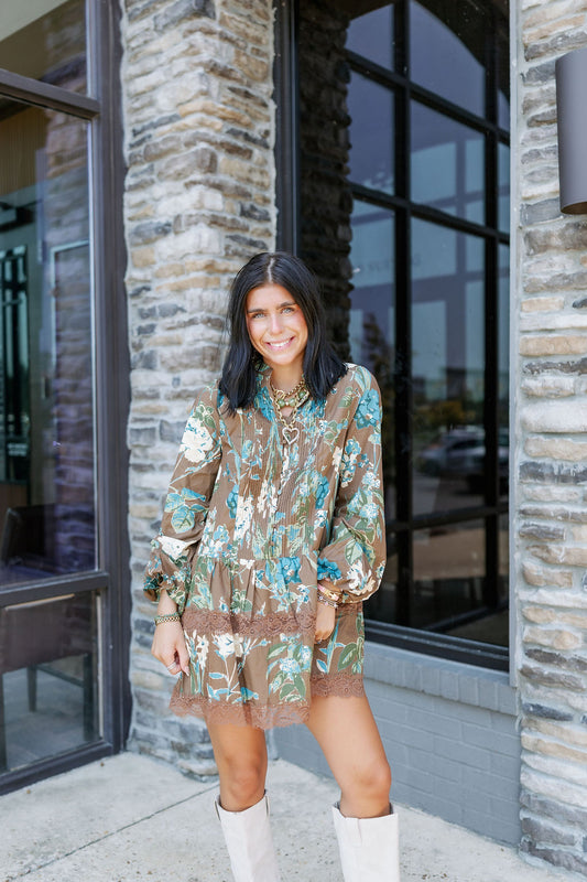 CLASSY PLEATED MINI DRESS