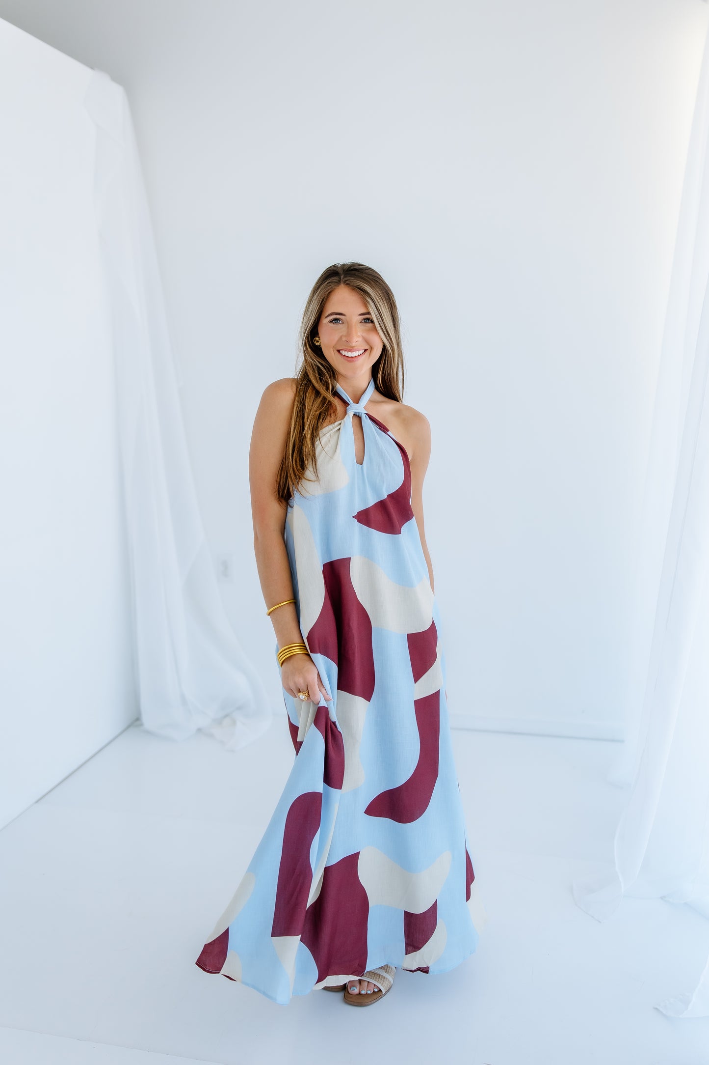 GONNA FIND OUT FUNKY MAXI DRESS