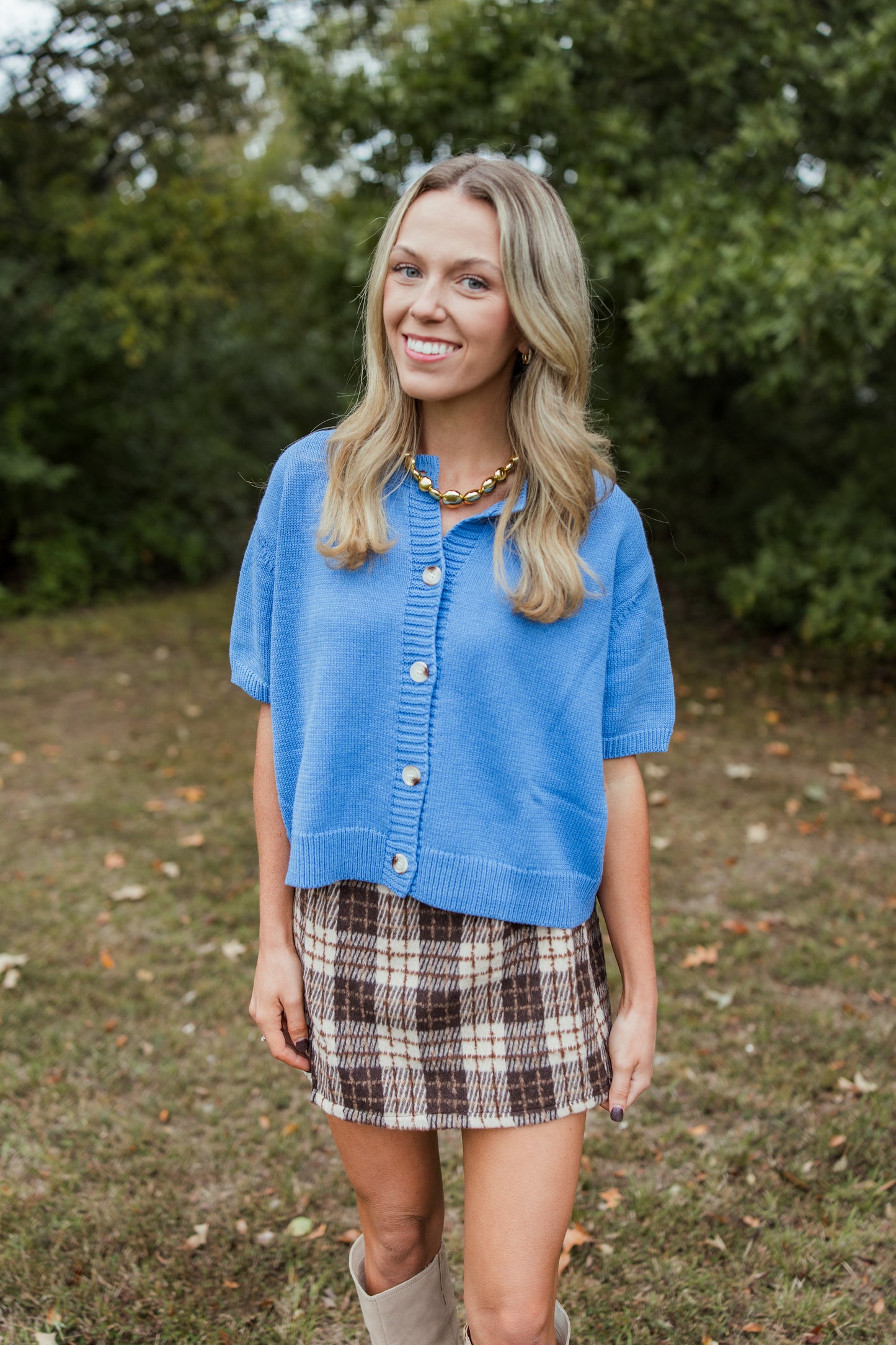 KNEW YOU BUTTON DOWN CARDIGAN