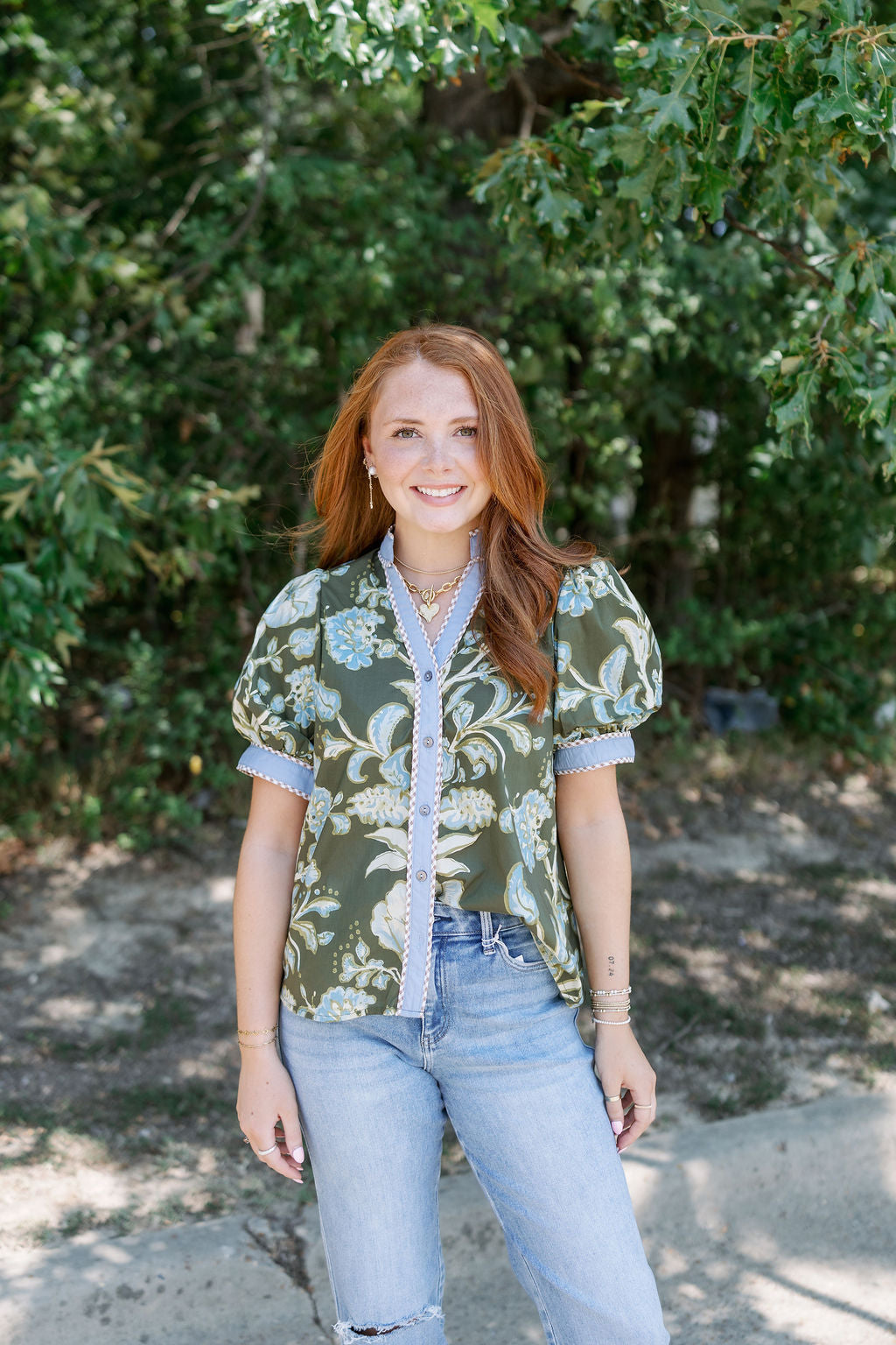 THE WONDERS FLORAL TOP