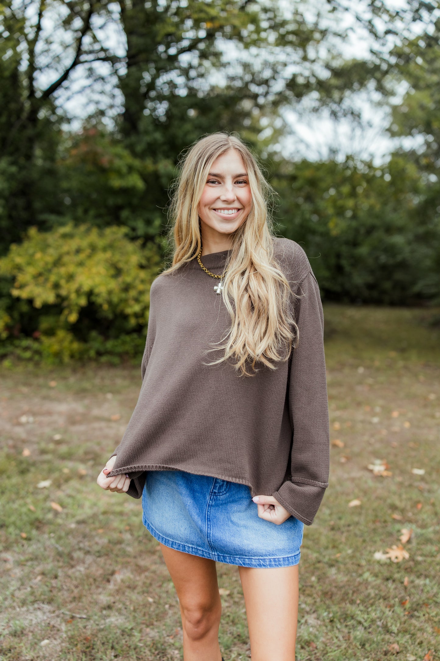 EASY GOING SWEATER TOP