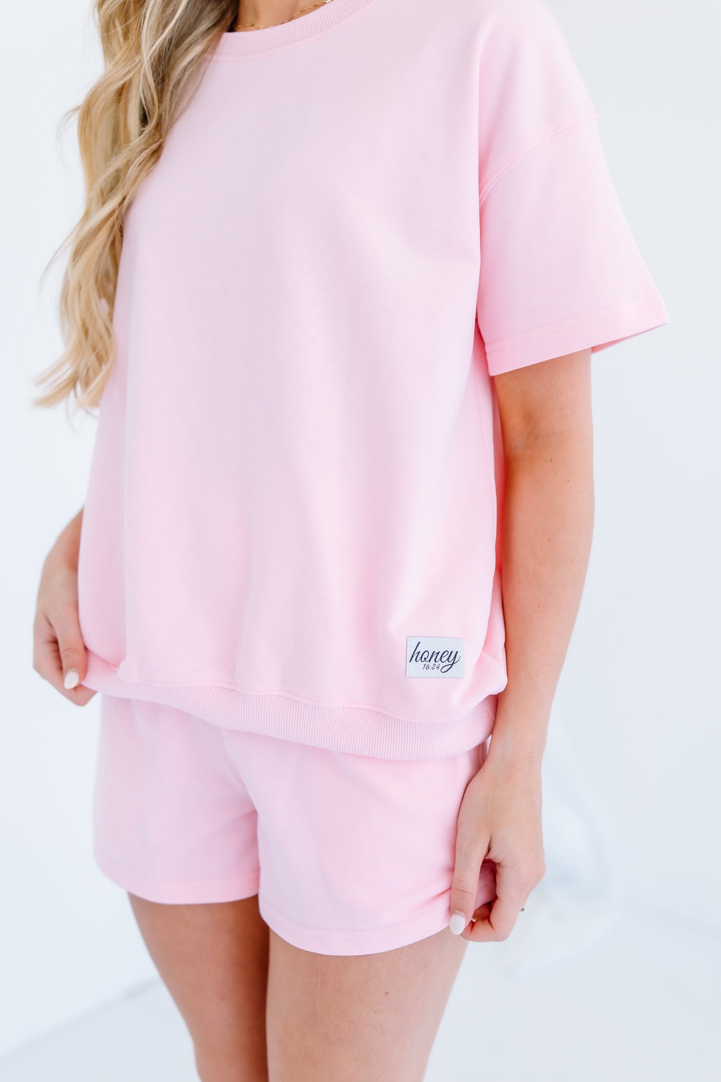 PINK HONEY TWO PIECE LOUNGE SET