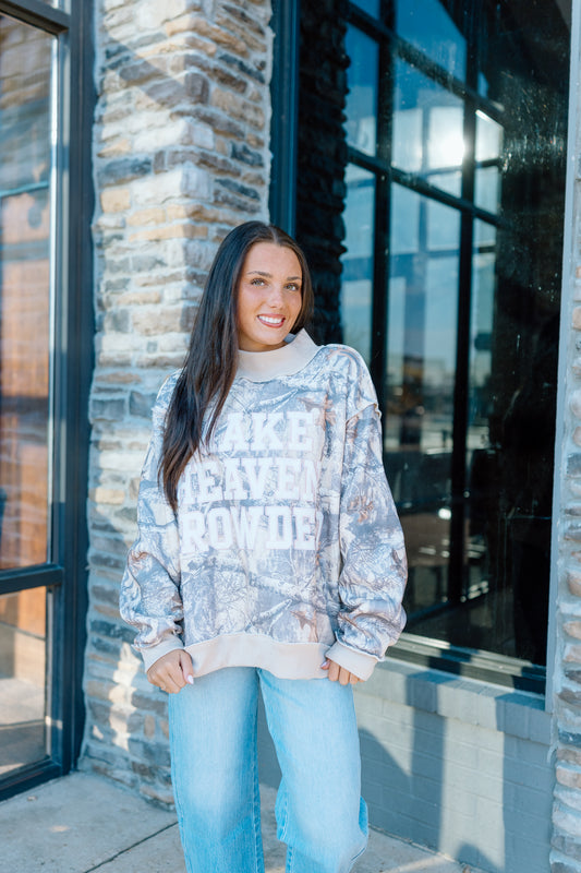 MAKE HEAVEN CROWDED SWEATSHIRT