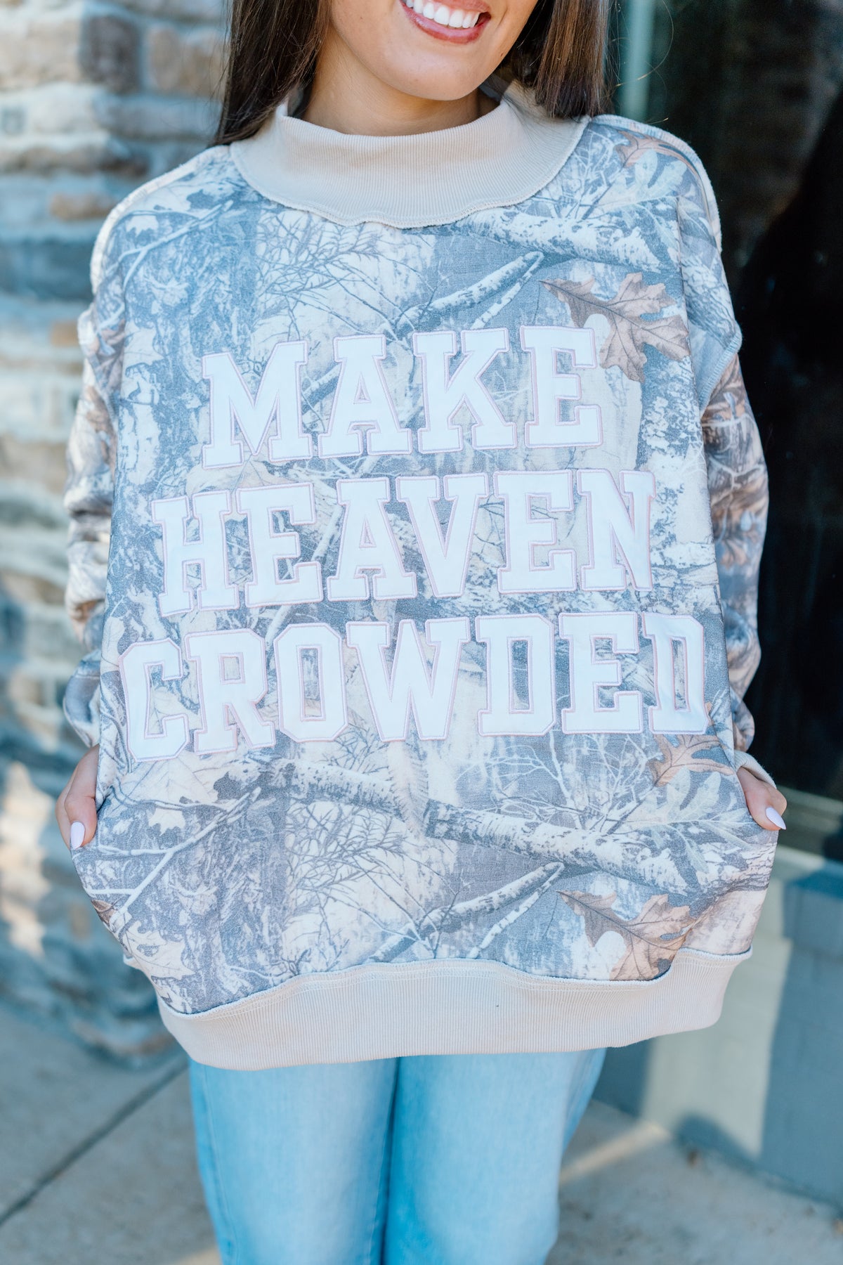 MAKE HEAVEN CROWDED SWEATSHIRT