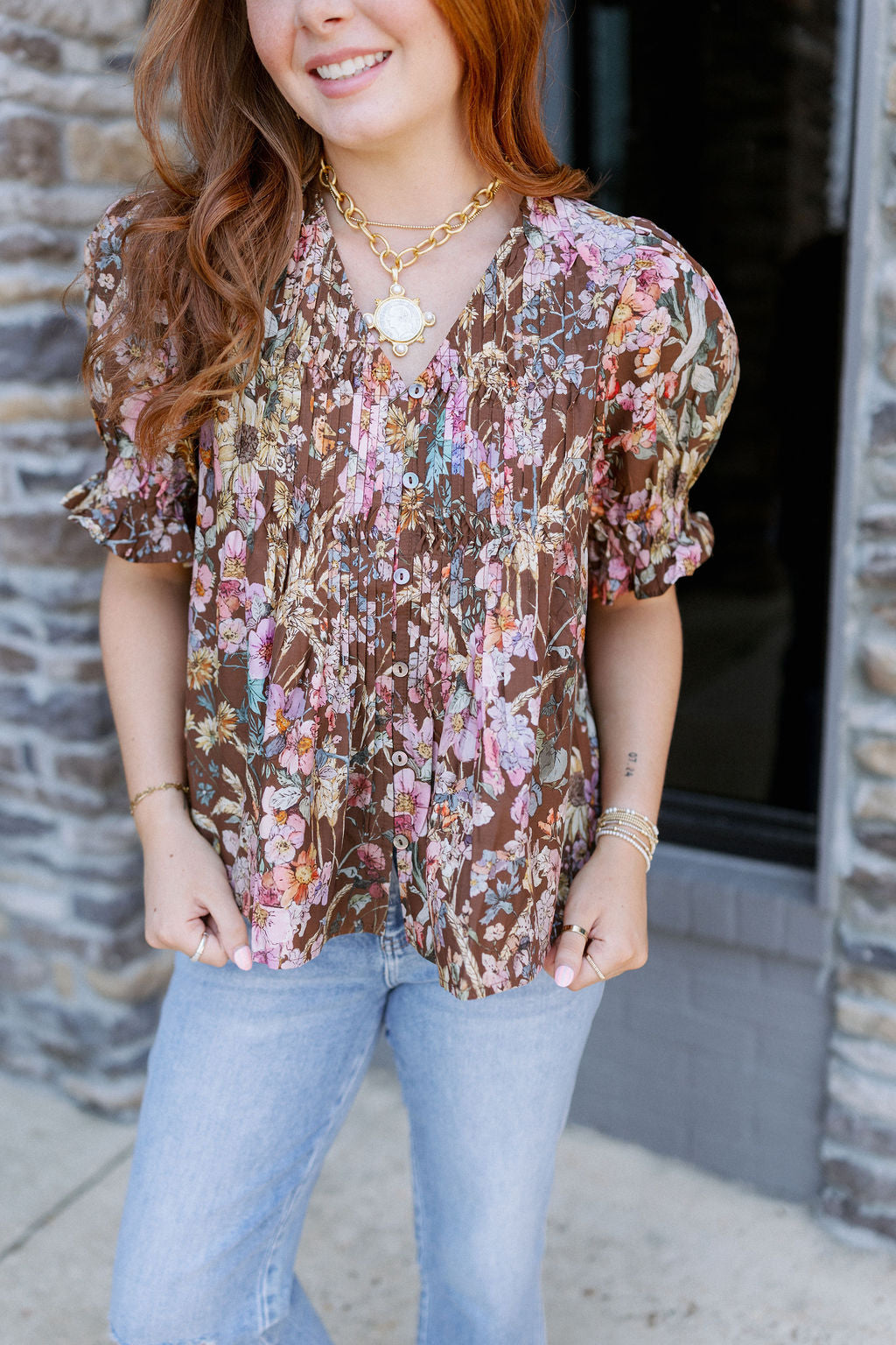 MEMORY OF US FLORAL TOP