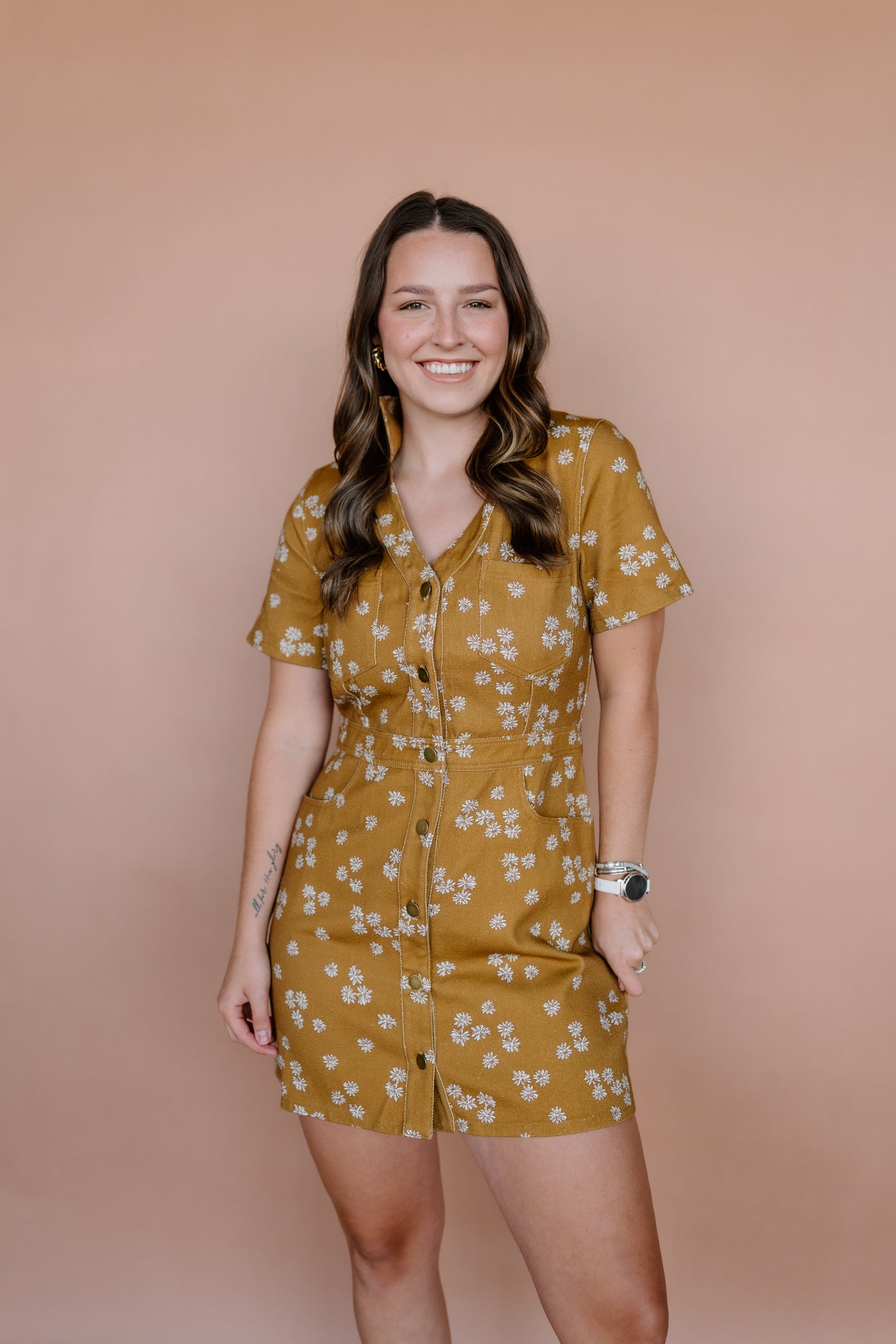 BRIGHTEN YOUR DAY MINI DRESS