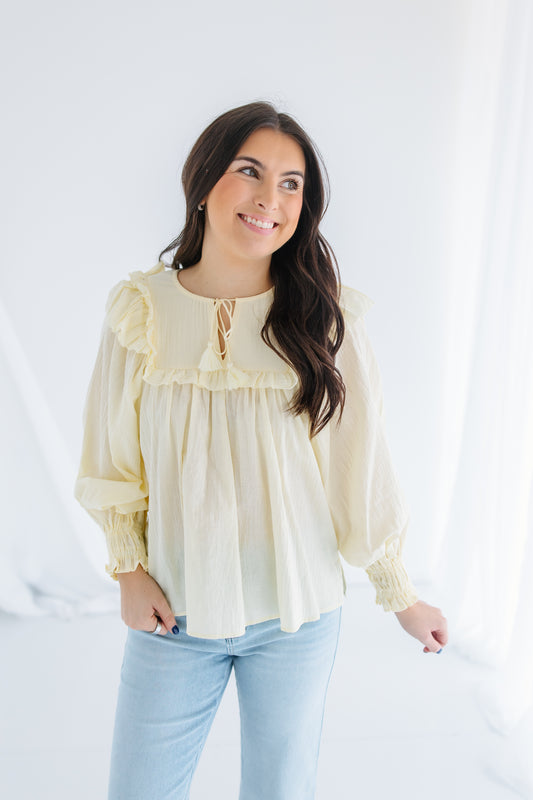 JAIDA RUFFLE BLOUSE