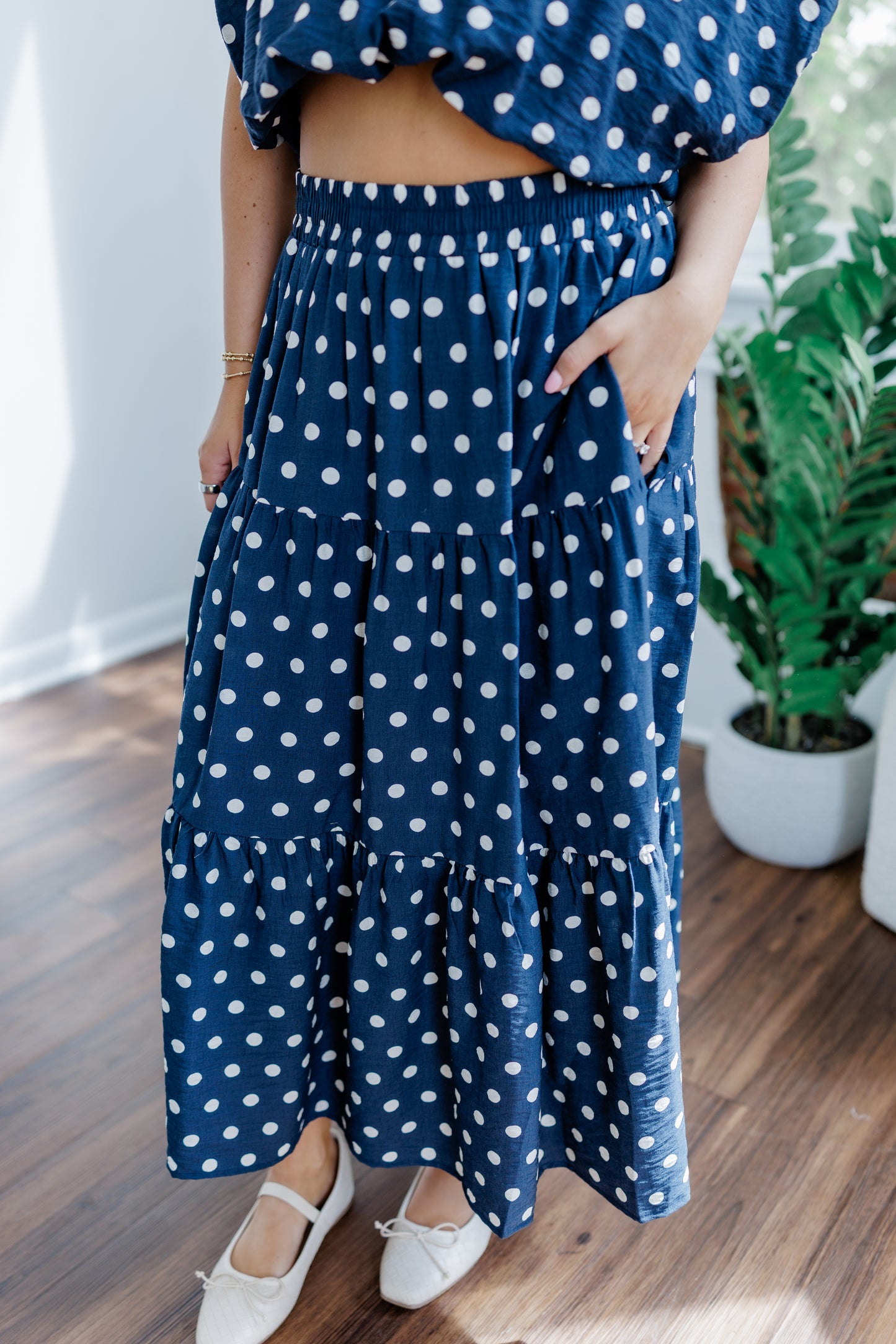 HATLEY POLKA DOT SKIRT SET