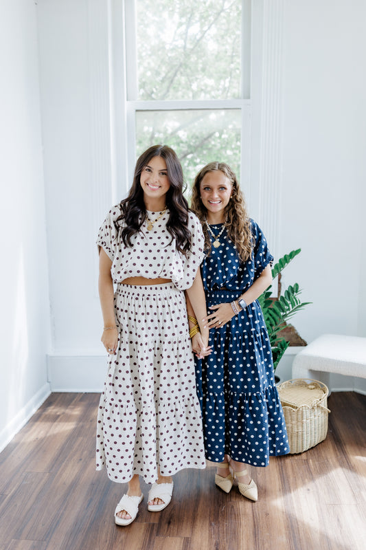 HATLEY POLKA DOT SKIRT SET