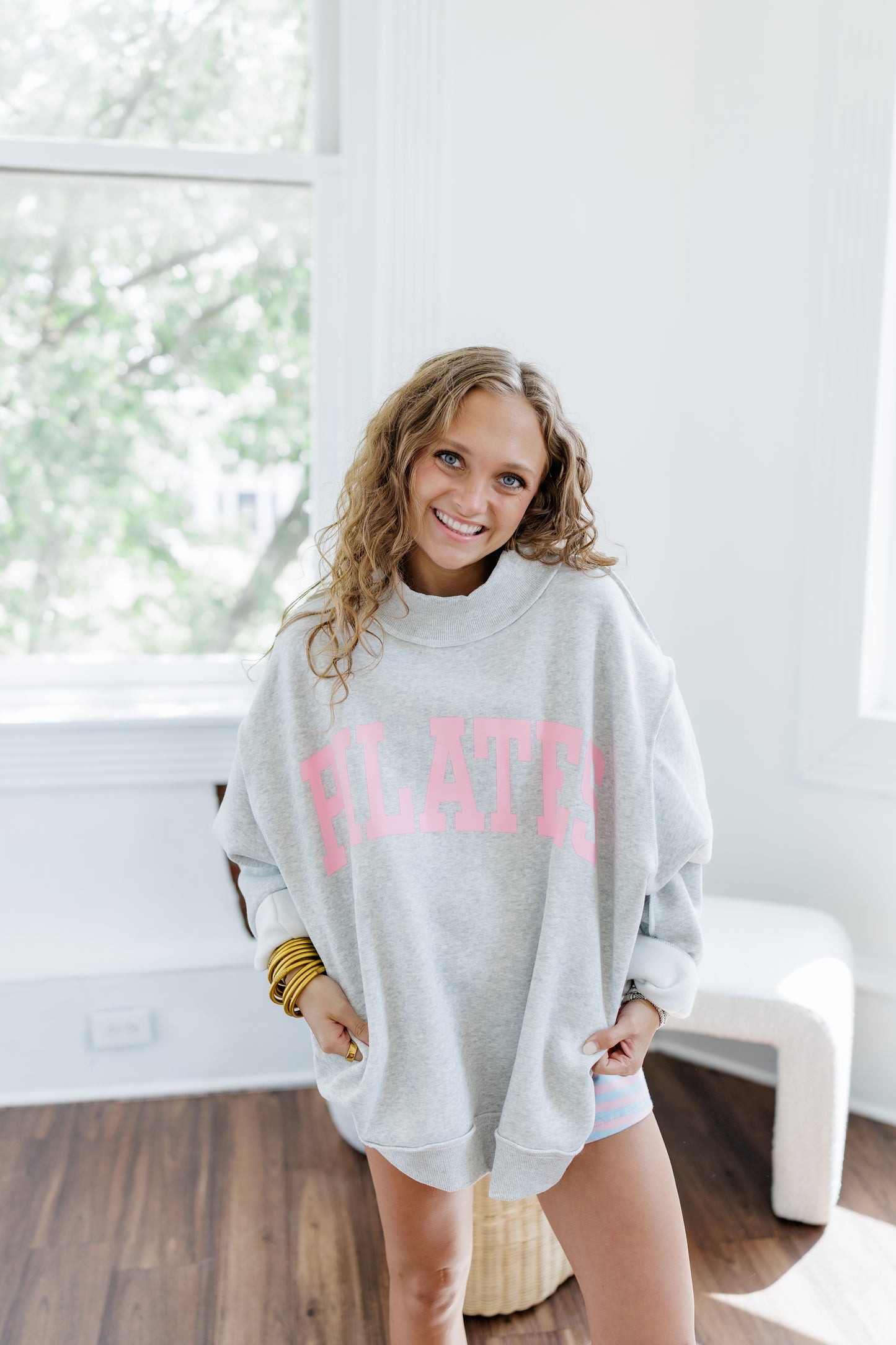 PILATES AND YOGA REVERSIBLE SWEATSHIRT