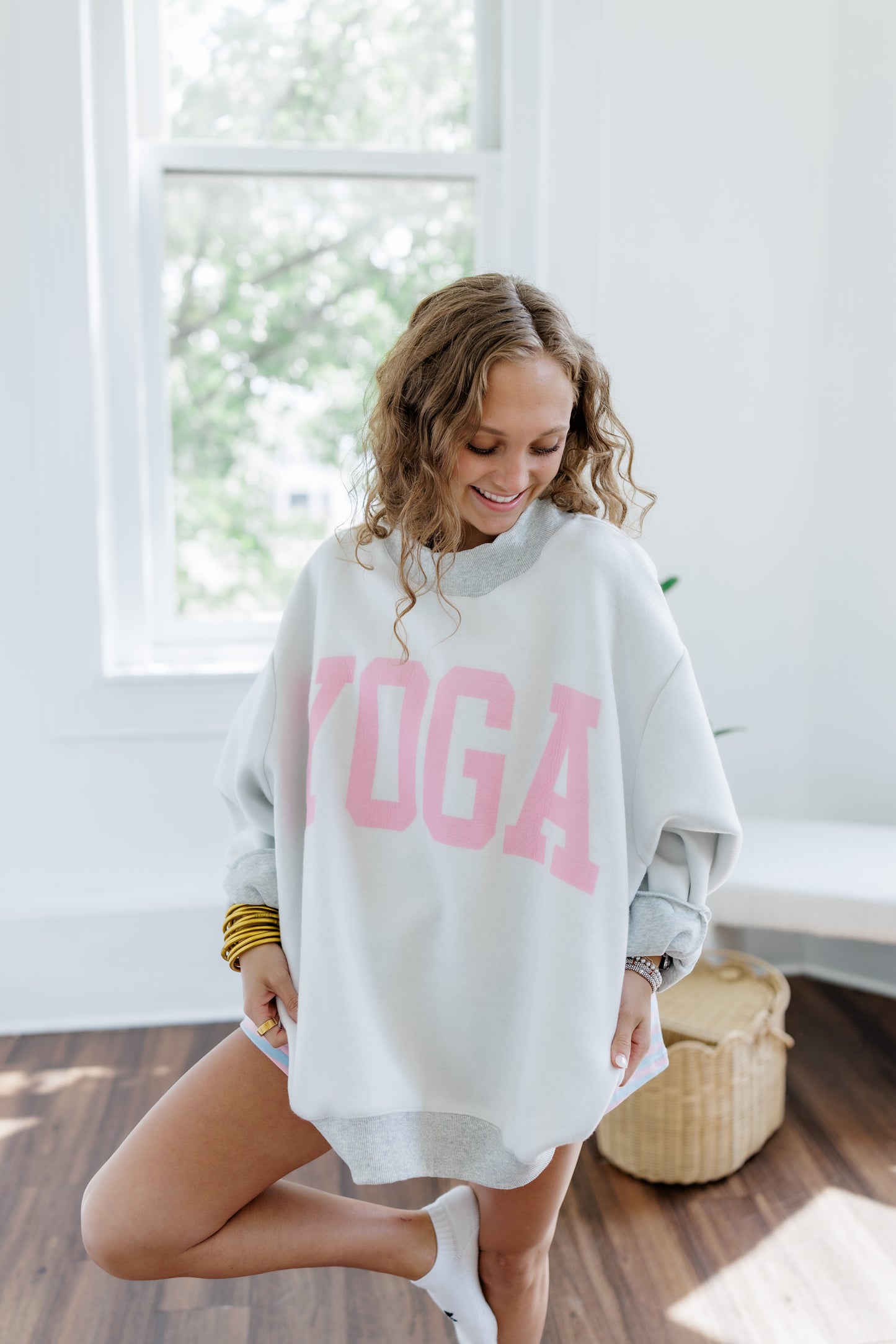 PILATES AND YOGA REVERSIBLE SWEATSHIRT