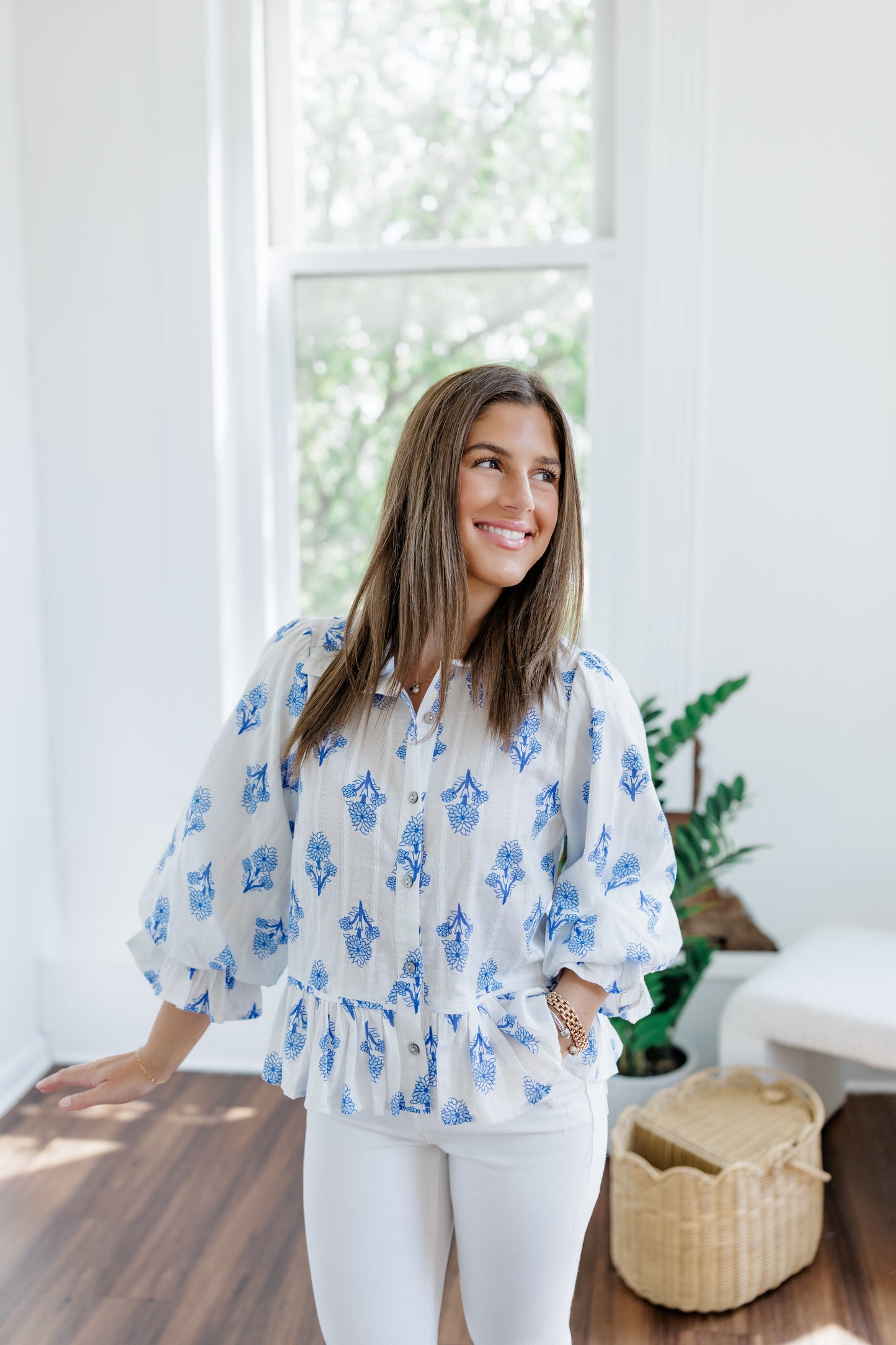 SPRING FEELING PUFF SLEEVE TOP