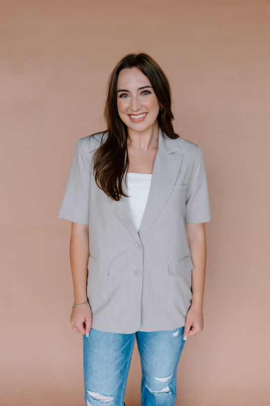 JAMES SHORT SLEEVE BLAZER