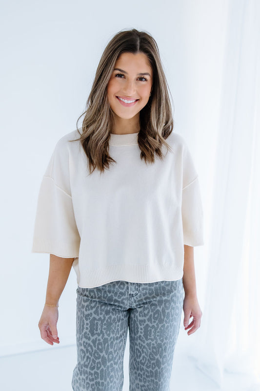 NOT YOUR AVERAGE SWEATER TOP