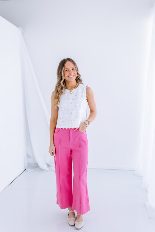 BE MINE CROPPED PANTS