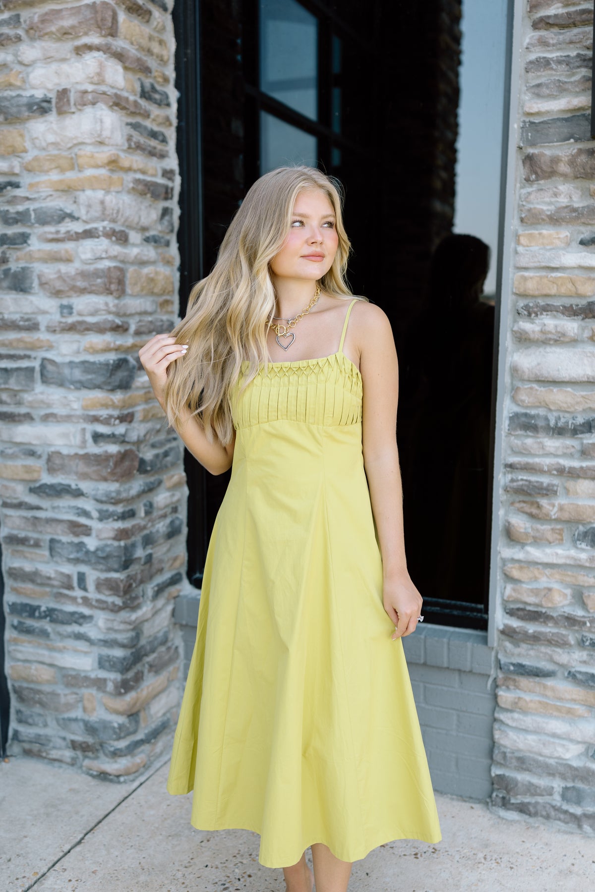 GAILEY GLOW MIDI DRESS