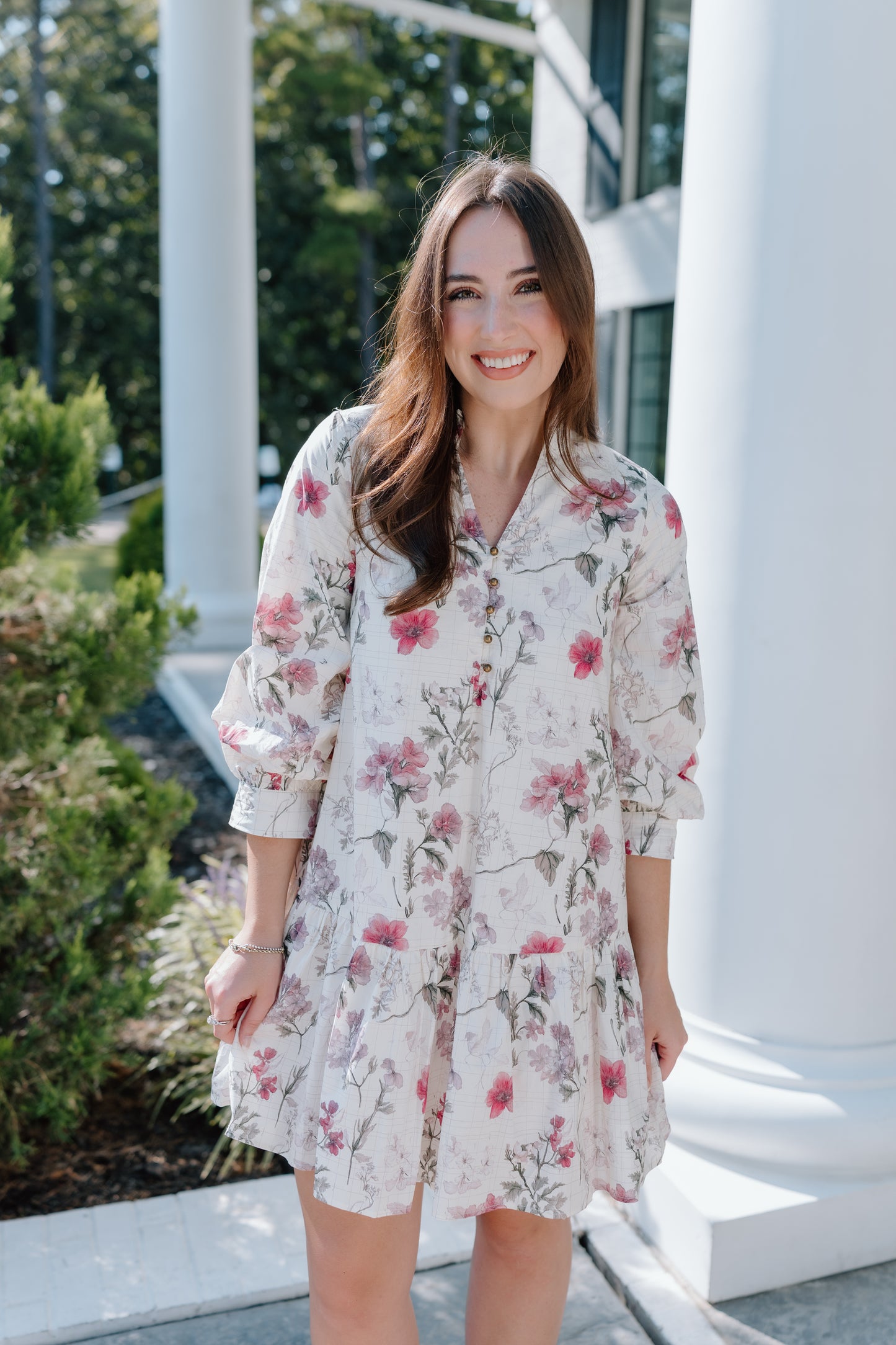KEEP IT CAUSAL FLORAL MINI DRESS