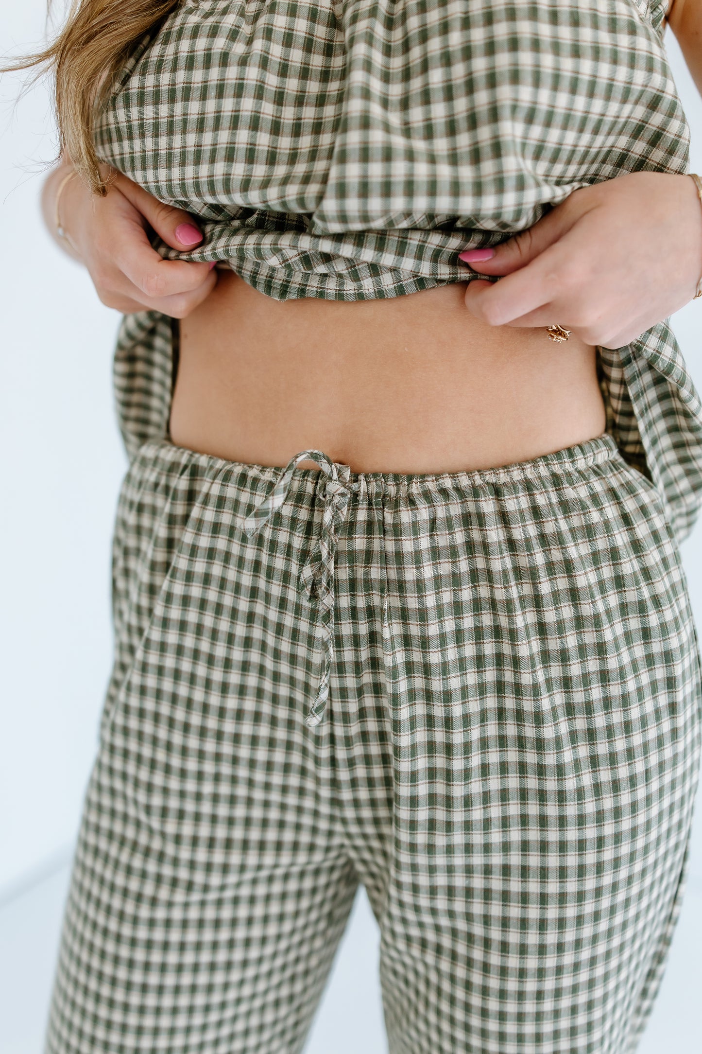 THE IN BETWEEN GINGHAM SET