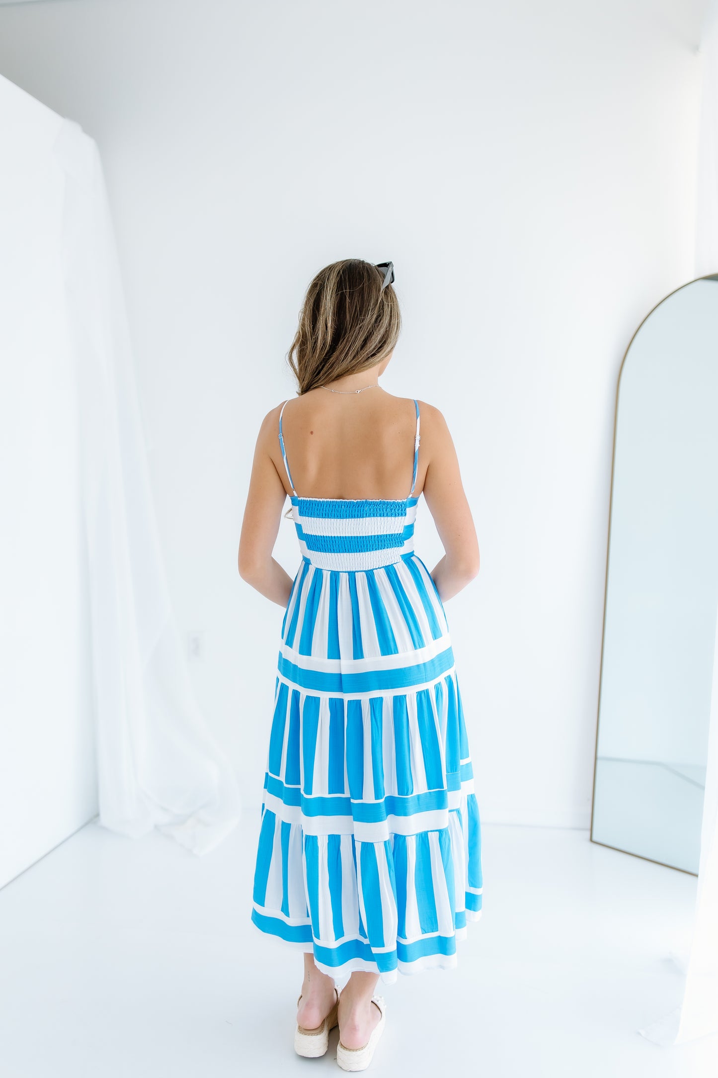 LINA STRIPE MAXI DRESS