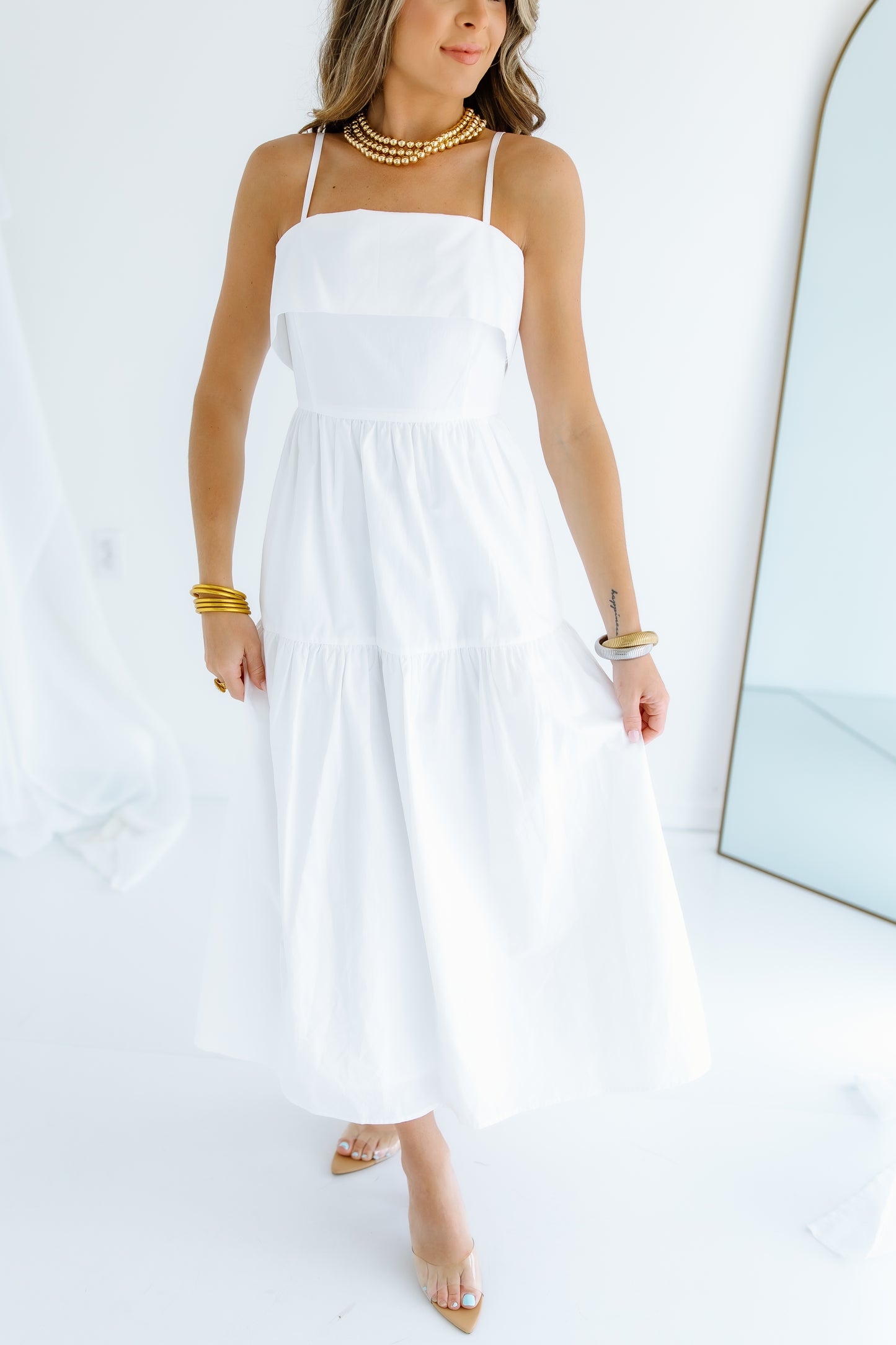 NOT SO BASIC BODICE MIDI DRESS