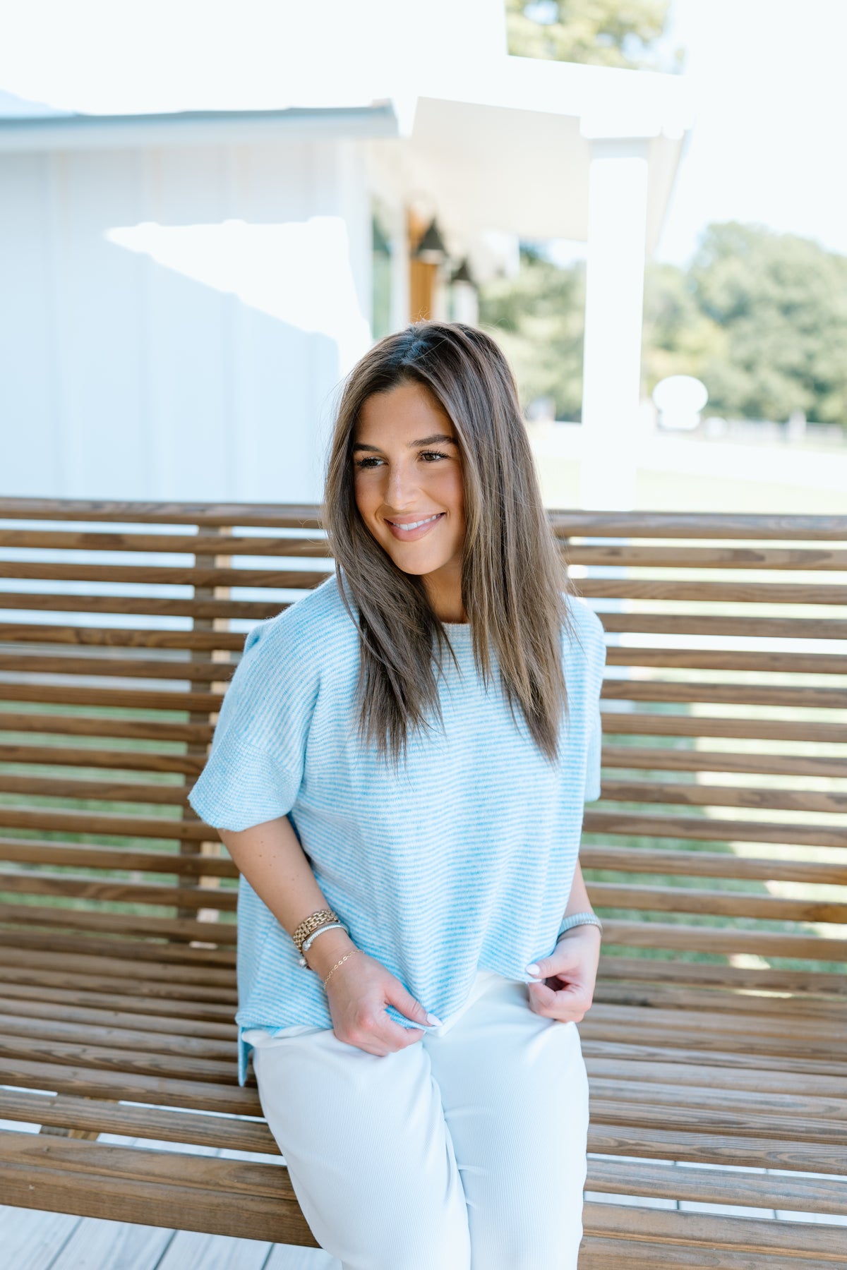 COSTAL FALL STRIPE SWEATER