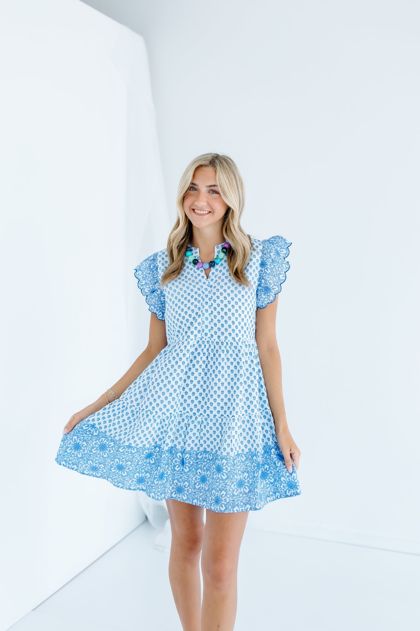 MAGGIE FLORAL MINI DRESS