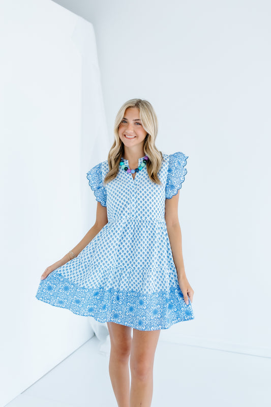 MAGGIE FLORAL MINI DRESS