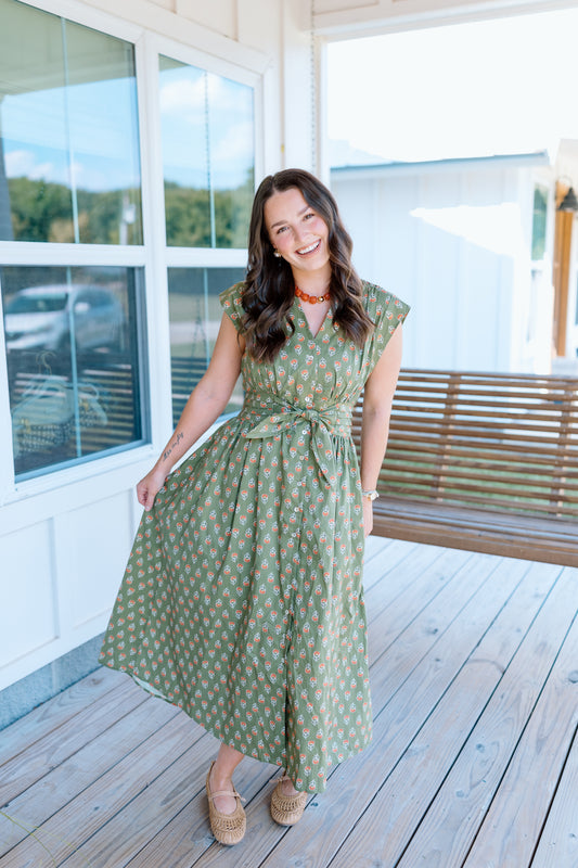 ANYONE ANYWHERE MIDI DRESS