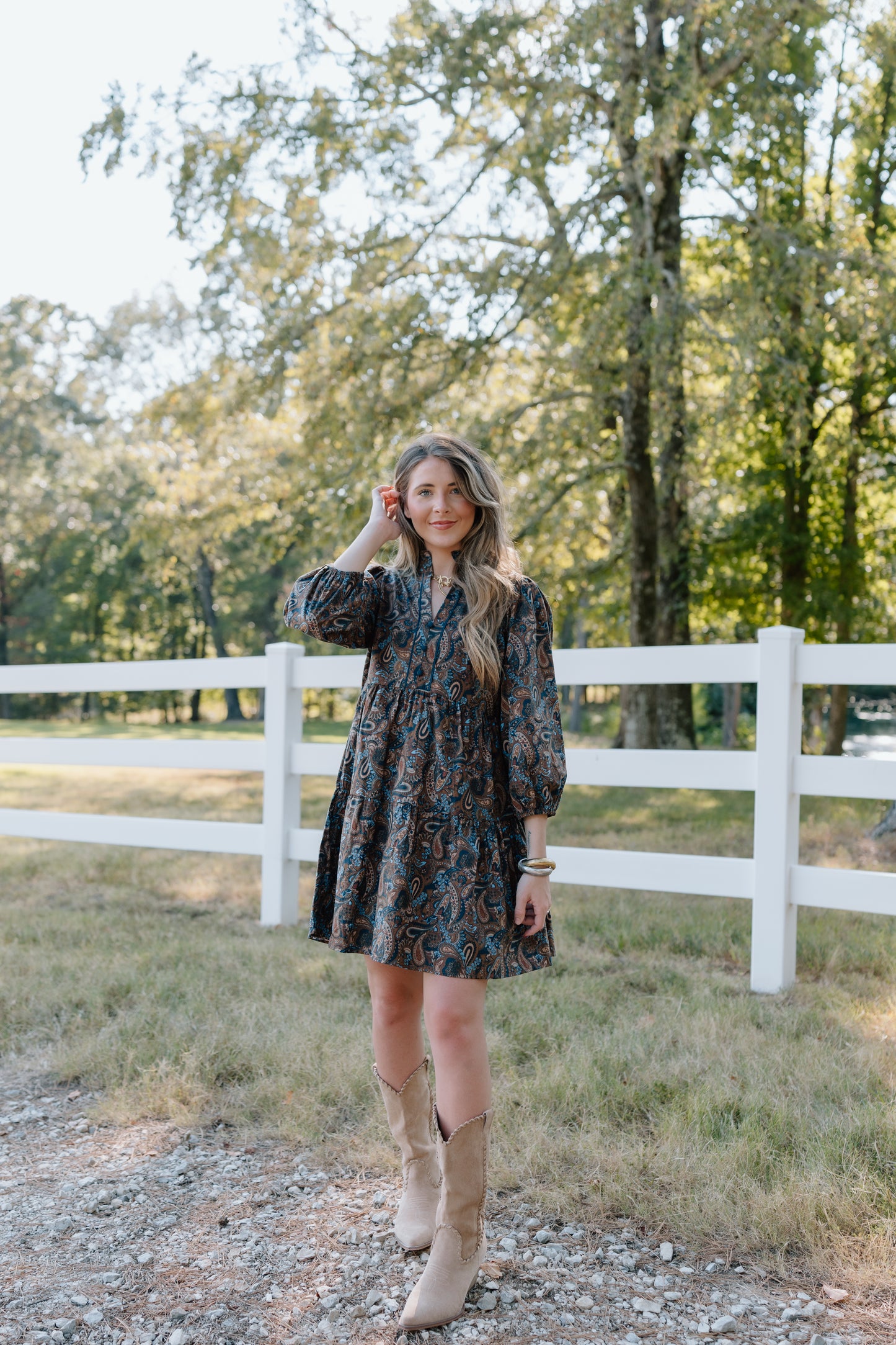 FIRST DAY FLORAL MINI DRESS