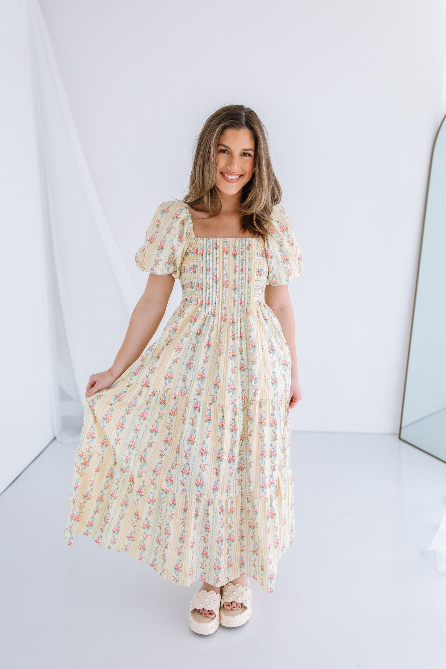 AESTHETIC SPRING MAXI DRESS