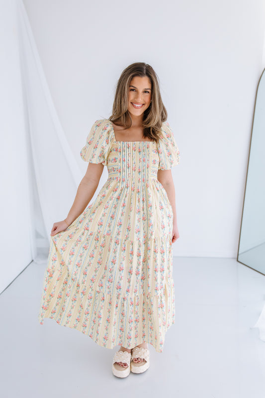 AESTHETIC SPRING MAXI DRESS