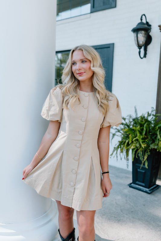 STUCK IN THE MOMENT MINI DRESS