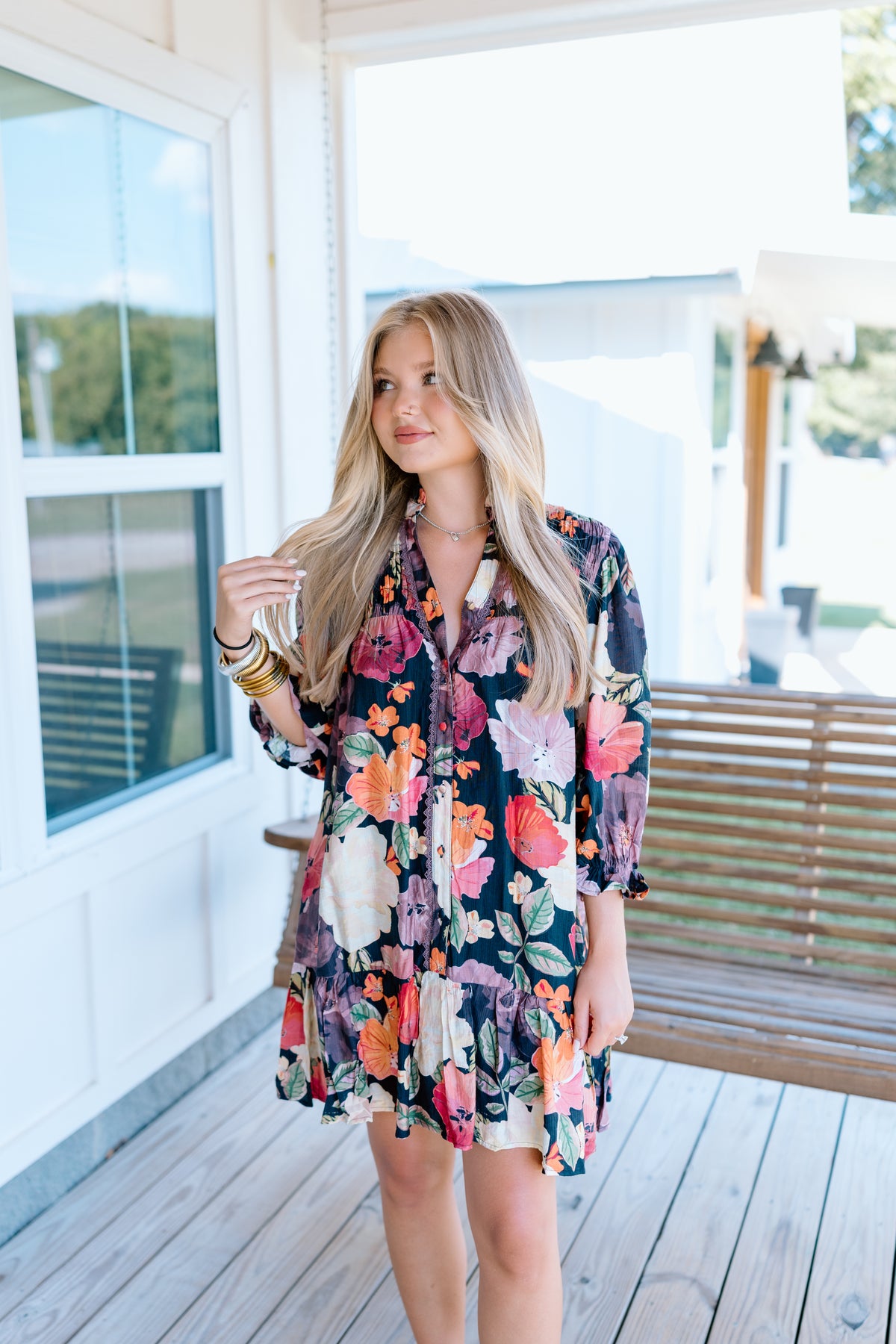 MY EVERYTHING FLORAL MINI DRESS