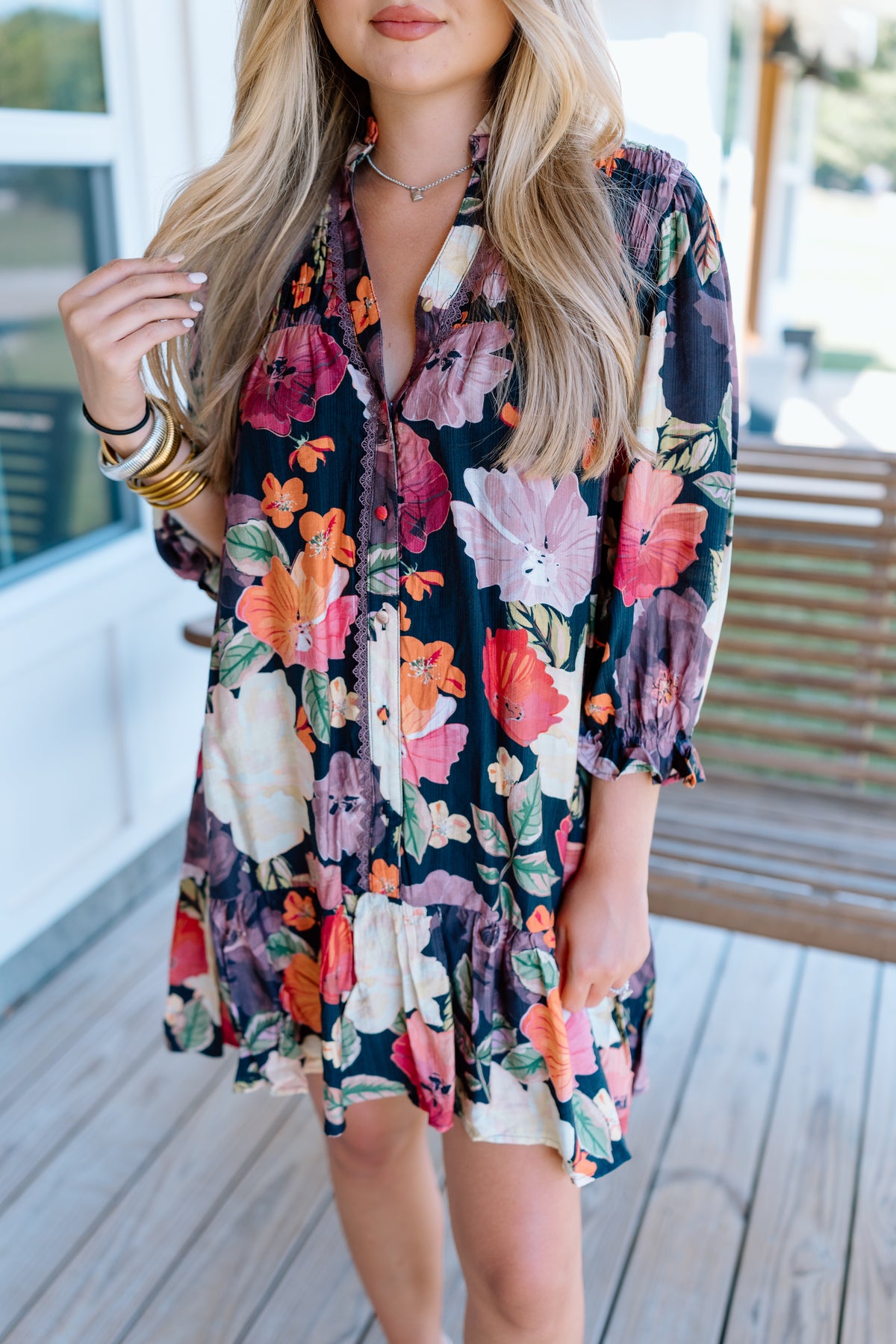 MY EVERYTHING FLORAL MINI DRESS