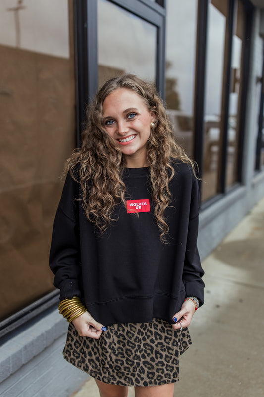 WOLVES UP TAG SWEATSHIRT
