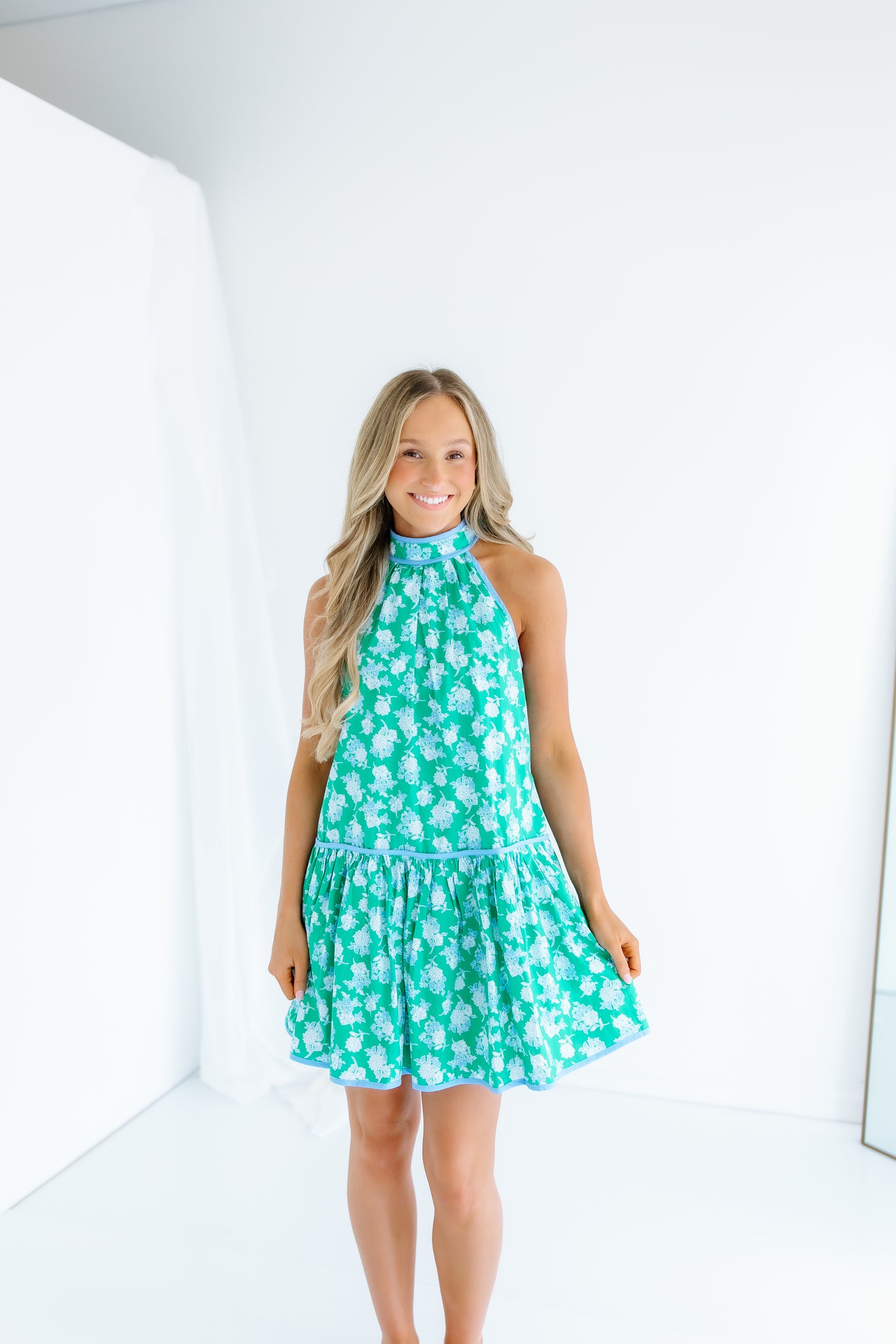 BUNDLE OF FLORALS MINI DRESS