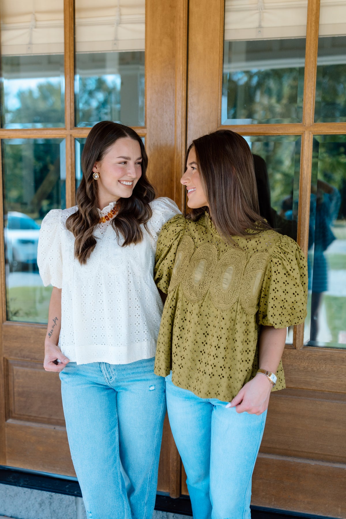 TO BE EMBROIDERED FLORAL TOP