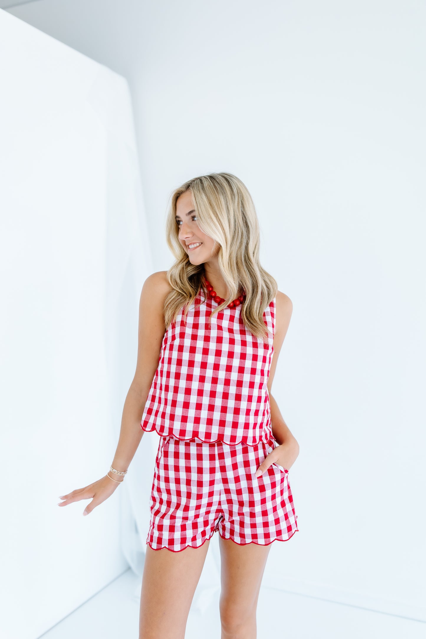 CLASSIC GINGHAM SHORTS SET
